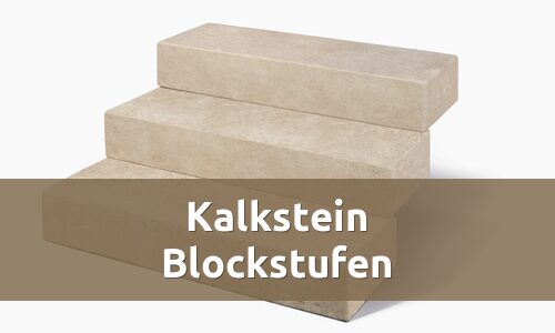 Kalkstein Blockstufen