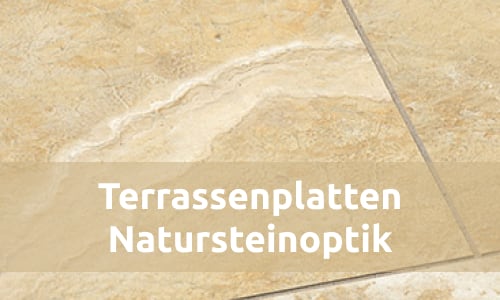 Terrassenplatten Natursteinoptik