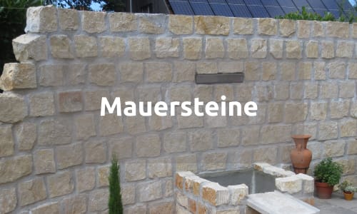 Mauersteine