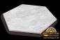 Preview: ESAGONO "QUARZITE BIANCA" Ø 60-52x2 cm Stonegres Keramik