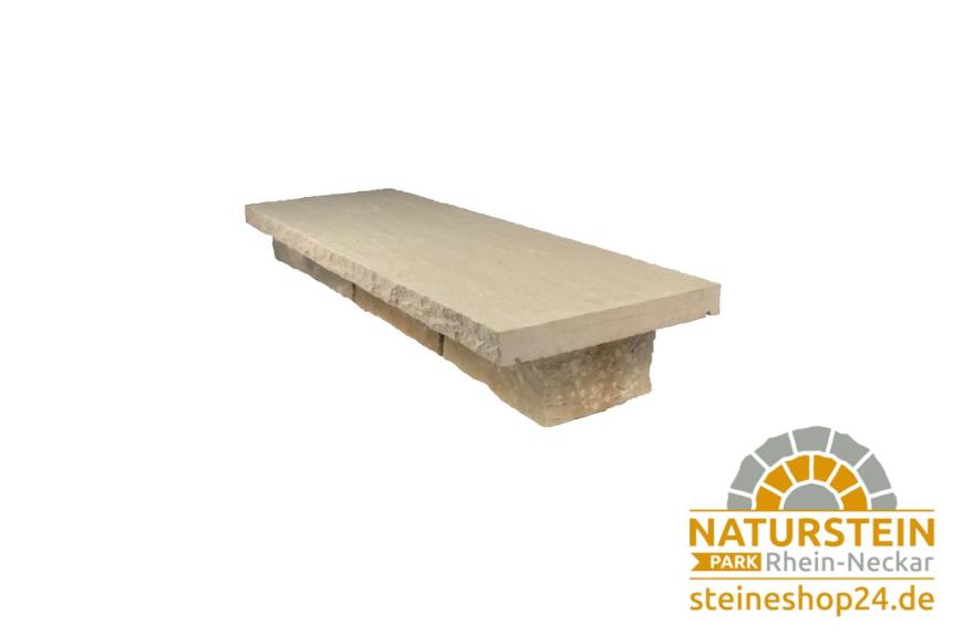 Abdeckplatten Sandstein "LEMON/MINT" (hellbeige-mint)