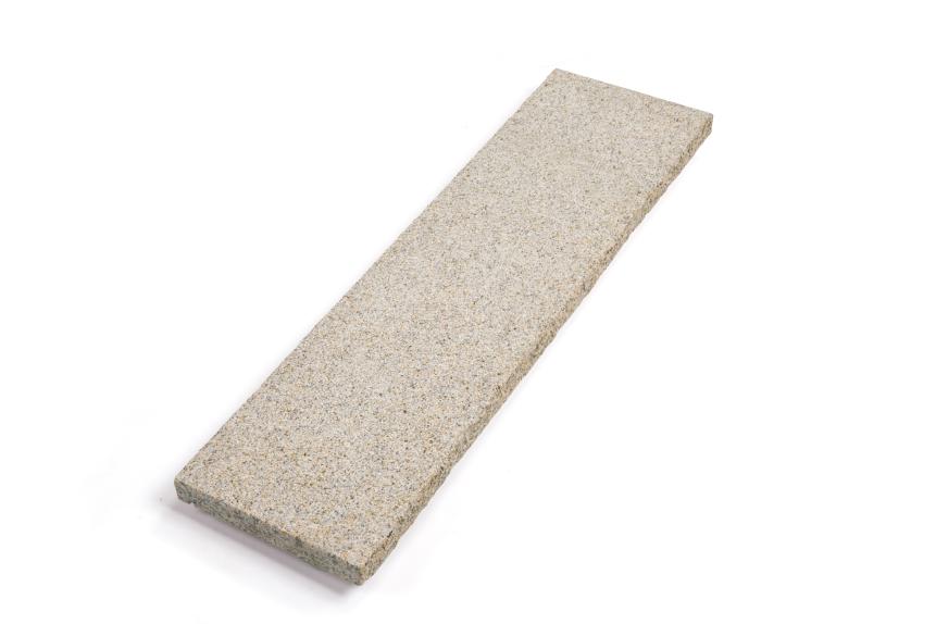 Abdeckplatten Granit "SUN" (gelb-grau) -gestockt- 4x28x100cm