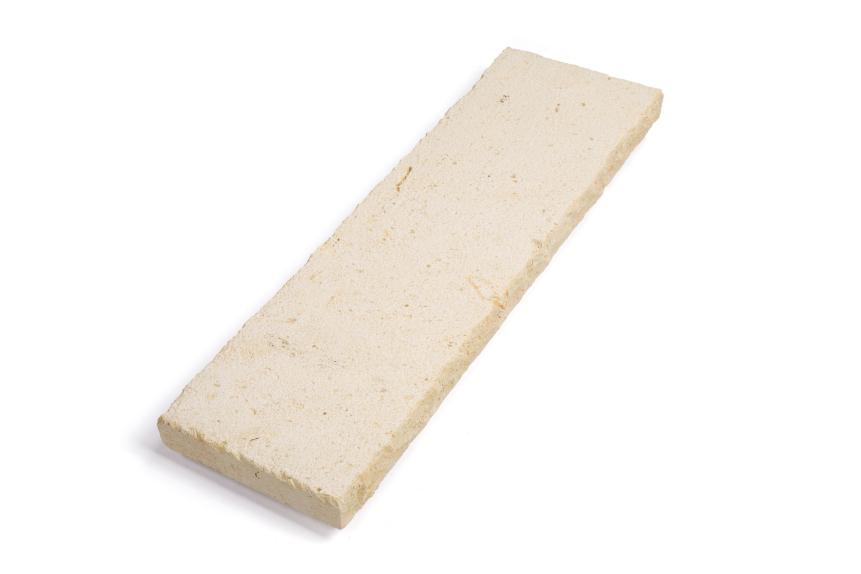 Abdeckplatten Kalkstein "SINDBAD" (gelb-beige) 6x30x65-100cm
