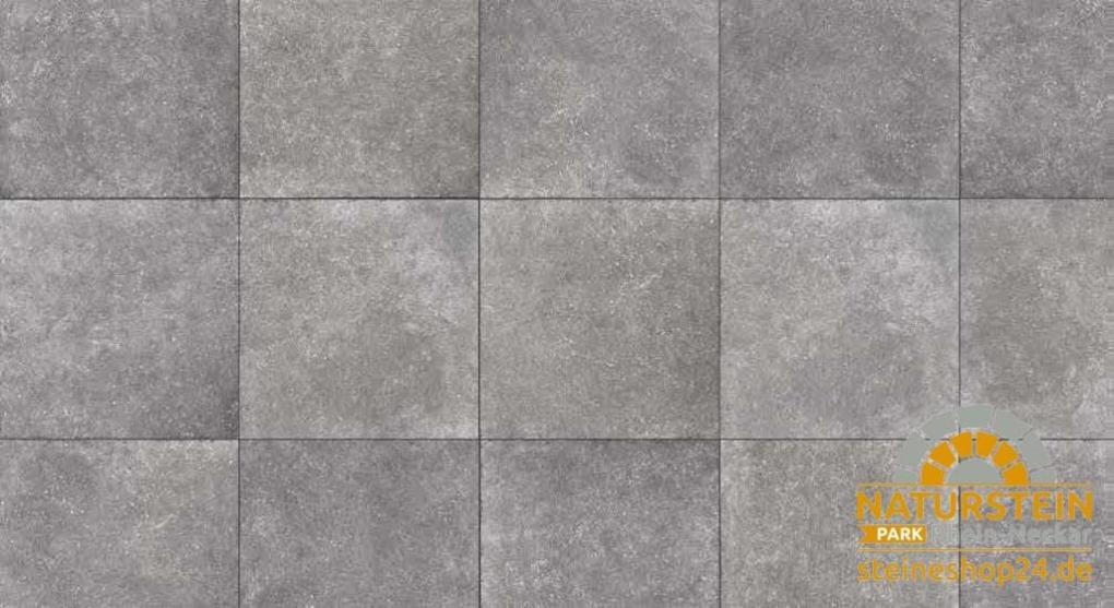 BLUSTONE "GREY" 60x60x3 cm Super Hard Keramik
