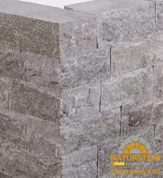Burgmauersteine Gneis "LUCIA" (grau-gelblich-gemischt) 15x20x30-45cm