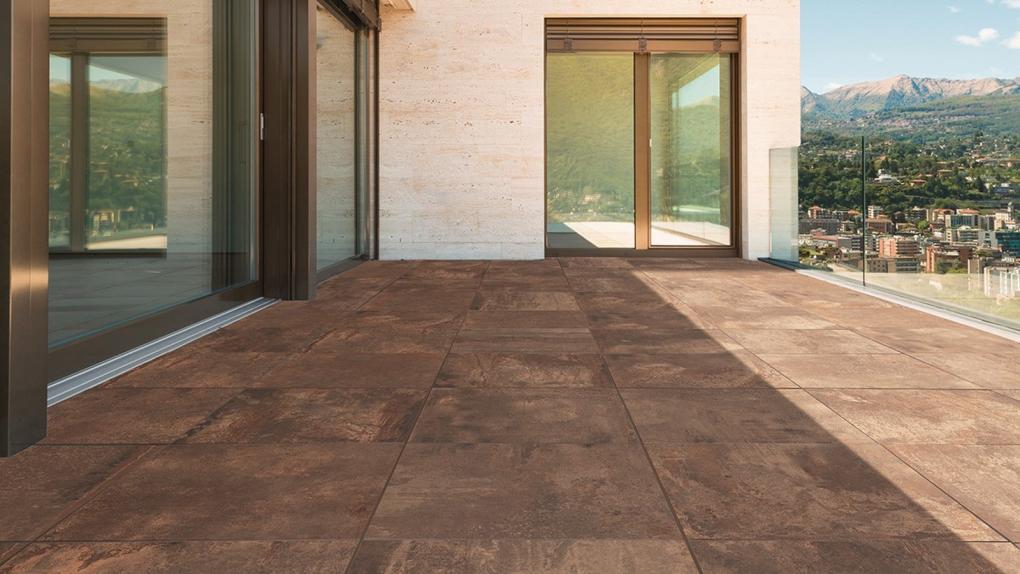 METALLICO "CORTEN RUST" Hardscape Keramik