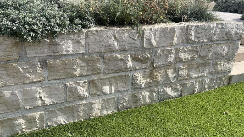 Mauersteine Kalkstein "DALMACIJA" (creme-beige-gelb)