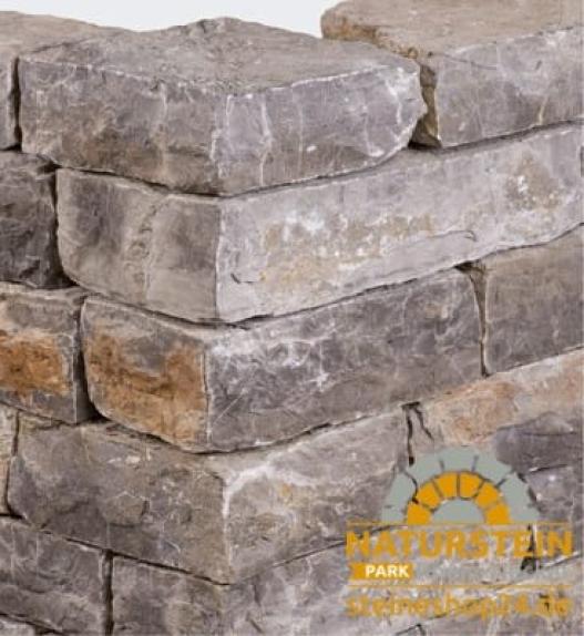Mauersteine Kalkstein "LISCO MEDITERRANO" (grau-beige)