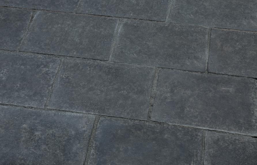 Pflasterplatten Basalt "SANDOKAN Ambiente" (anthrazit-schwarz) -satiniert-