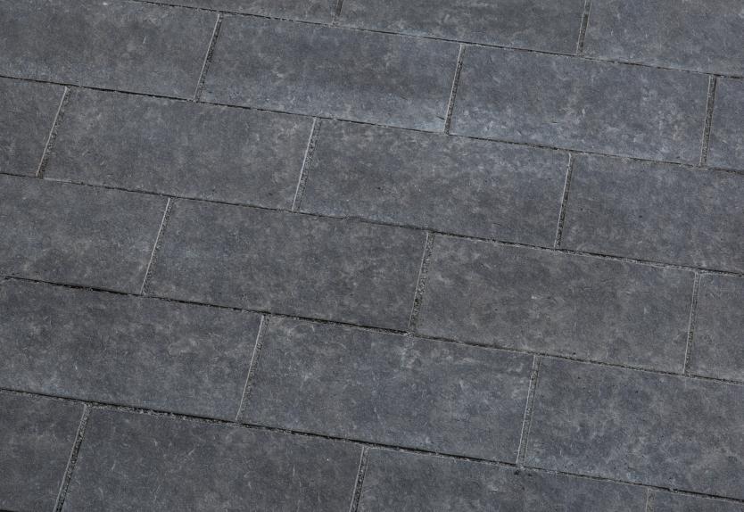 Pflasterplatten Basalt "SANDOKAN Ambiente" (anthrazit-schwarz) -satiniert-