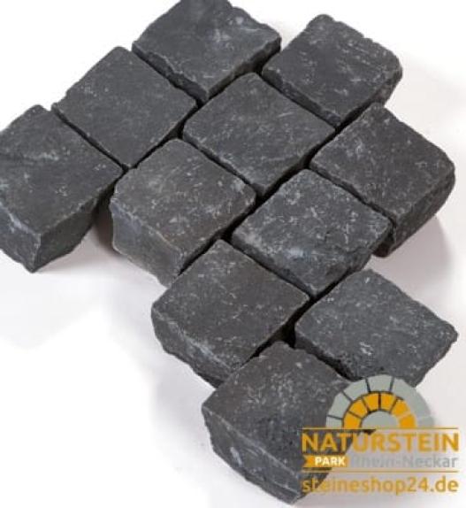 Pflastersteine Basalt "SANDOKAN" (anthrazit-schwarz)