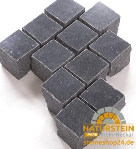 Pflastersteine Granit "GALANT ELEGANCE" (anthrazit) -poliert-
