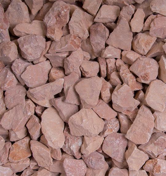 "ROSSO VERONA" Marmorsplitt (terracotta)