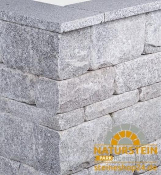 Schlossmauersteine Granit "BRISTOL" (edelgrau)
