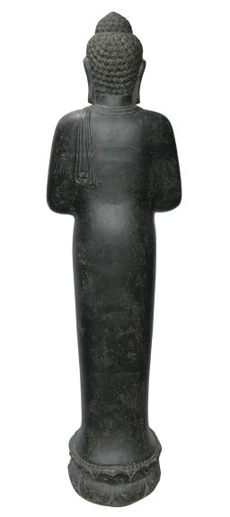 Preview: Stehender Buddha, Indien, Steinguss Höhe 192cm