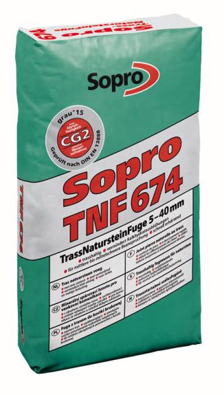 TrassNatursteinfuge "wasserundurchlässig" SOPRO - TNF