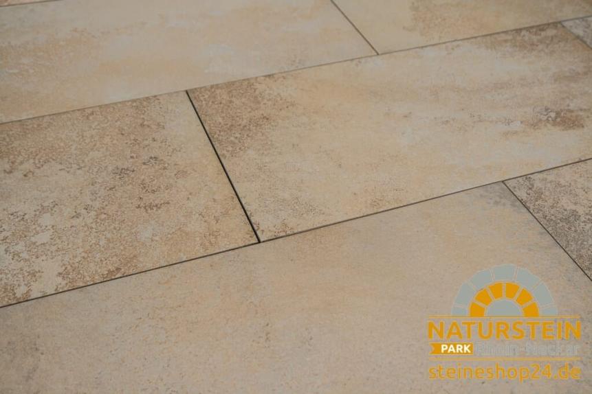 Aio Keramik Platten Emperor Maxima "Solnhofen" 80x40x3+5 cm