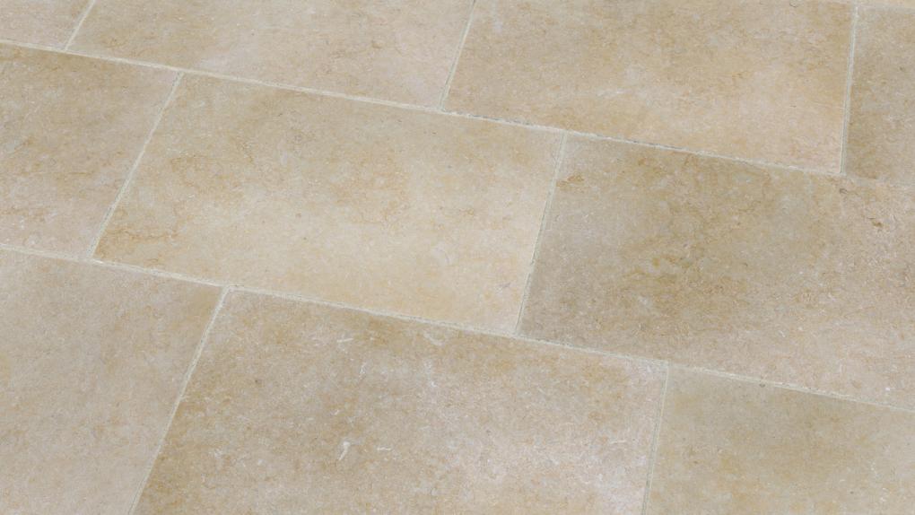 Terrassenplatten Kalkstein "CLEOPATRA" (creme-beige-gelb)