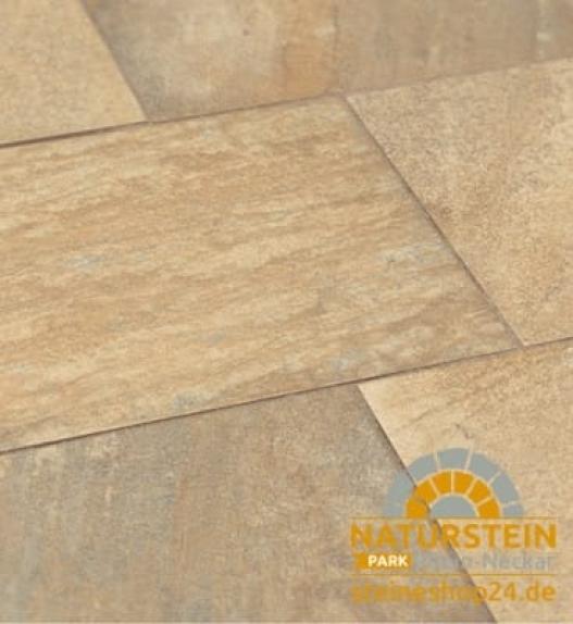 Terrassenplatten Keramik Emperor 5cm DRIVE "LIMERICK" (gold-gelb) 60x40x5cm