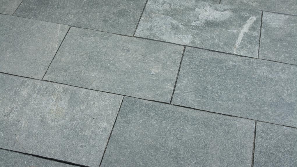 Terrassenplatten Silikatmarmor "HELLAS" (grau-grün)