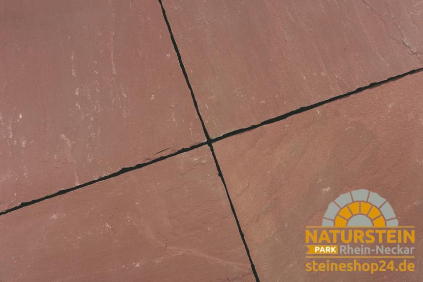Terrassenplatten Sandstein "BURGUND" spaltrau