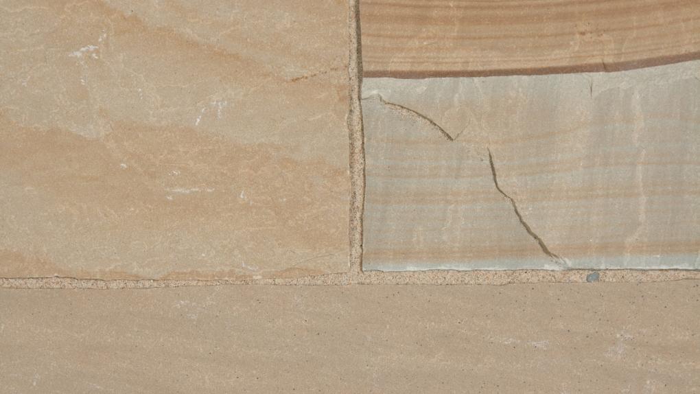 Terrassenplatten Sandstein "SAHARA" spaltrau