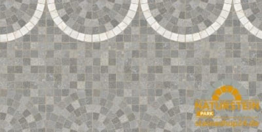 CUBETTI "VENTAGLIO PORFIDO GRIGIO" 60x60x2 cm Stonegres Keramik