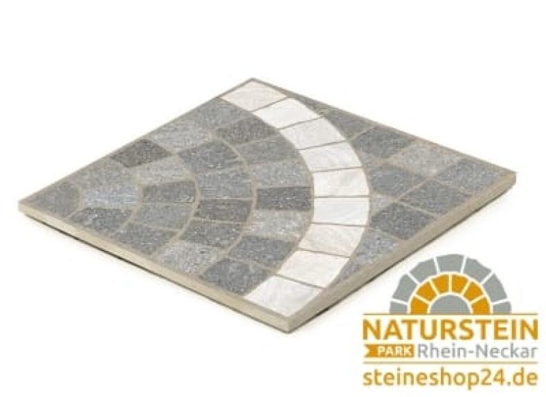 CUBETTI "ROSONE/CARRARA GRIGIO" 60x60x2 cm Stonegres Keramik