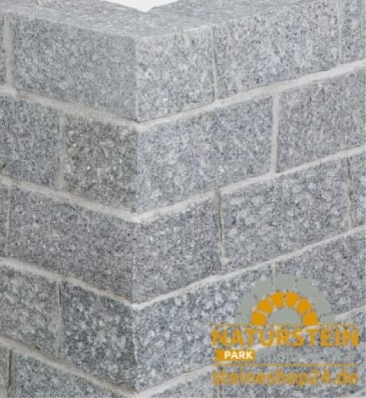 Mauersteine Granit "BRISTOL Universal" (edelgrau)