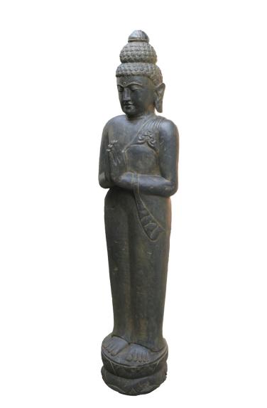 Buddha-Figur stehend - Steinmetzarbeit - Höhe 175cm