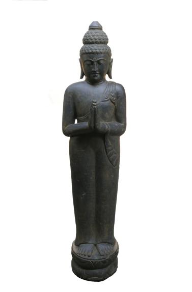 Buddha-Figur stehend - Steinmetzarbeit - Höhe 175cm