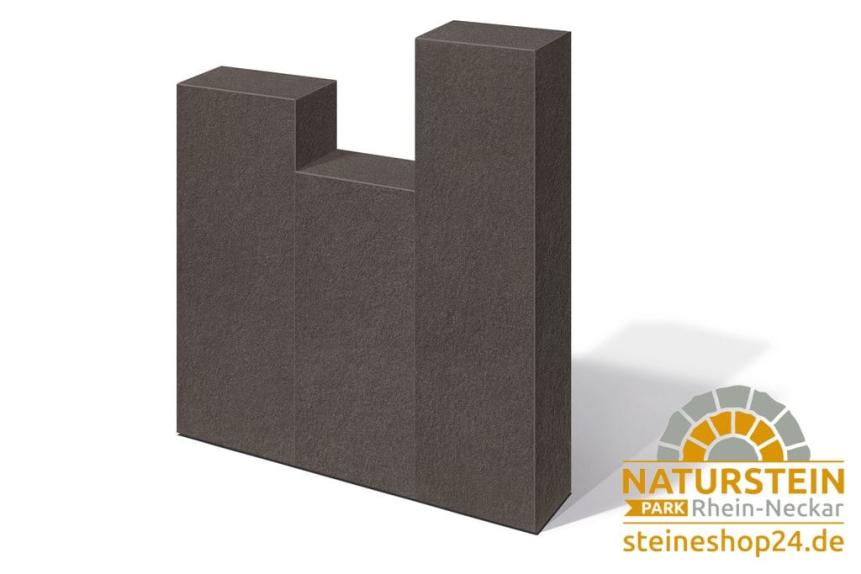 Palisaden Emperor Keramik "Mittelstück" 8x30x60,25 cm