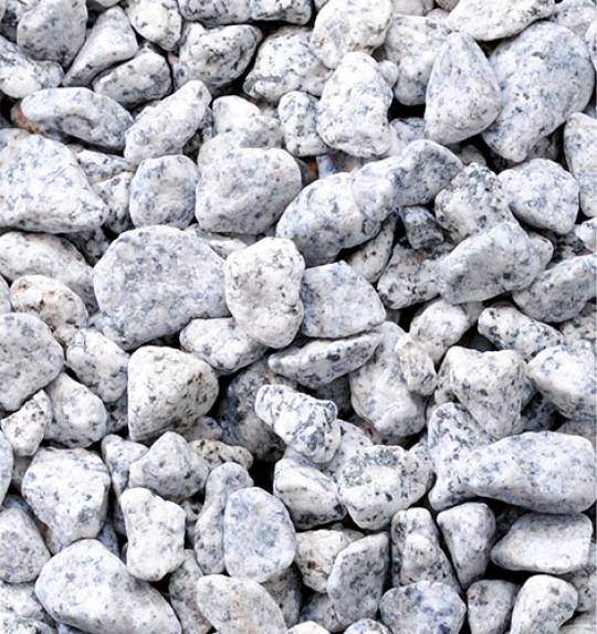 Kies Granit "ROYAL" (hellgrau)
