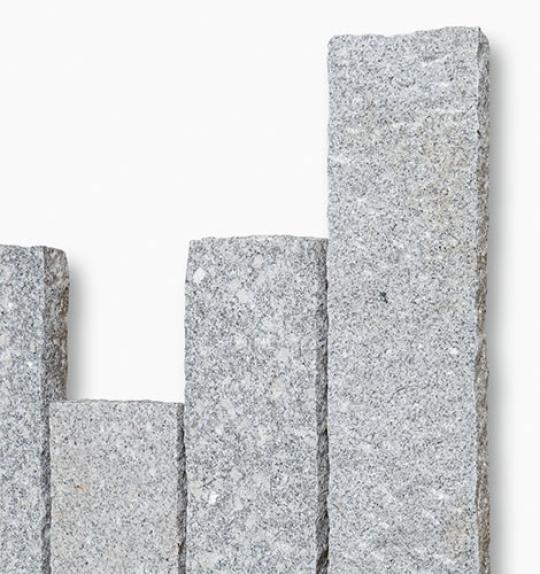 Palisaden Granit "BRISTOL RUSTIKA" (hellgrau)