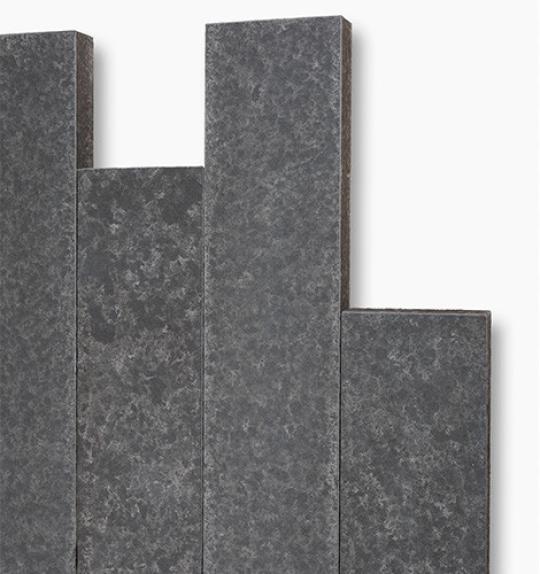 Palisaden Basalt "SANDOKAN ELEGANCE" (anthrazit-schwarz) satiniert