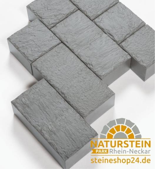 Pflastersteine Emperor Keramik "CUBE ARGENTO" (silbergrau) 20x10x6,5 cm