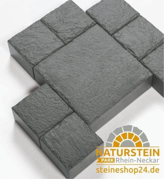 Pflastersteine Emperor Keramik "CUBE NERO" (anthrazit) 20x20x6,5 cm