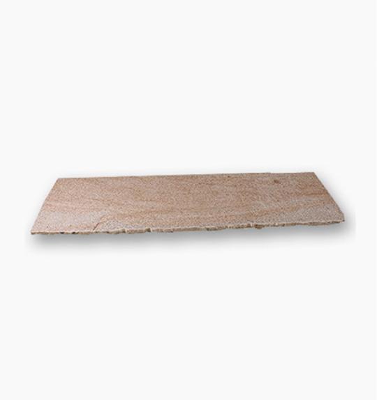 Polygonalplatten/kleine Rohtafel Granit "SUN" (rot-gelb-grau) -geflammt- ca. 200x60x3 cm