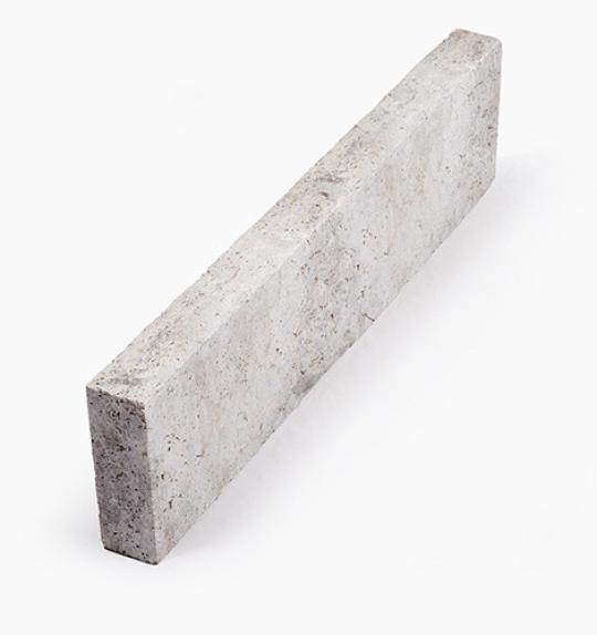 Rasenkanten Travertin "SILVERATO" (silbergrau)