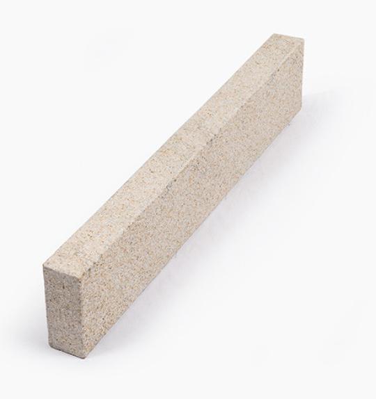 Rasenkanten Granit "SUN Exacta" (gelb-grau) -gestockt-