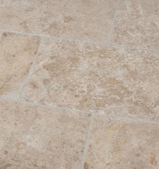 Terrassenplatten Travertin "ARAGON" (braun-beige) -antik-