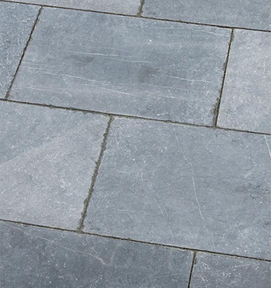 Terrassenplatten Kalkstein "ATLANTIS" (dunkelgrau-blau)