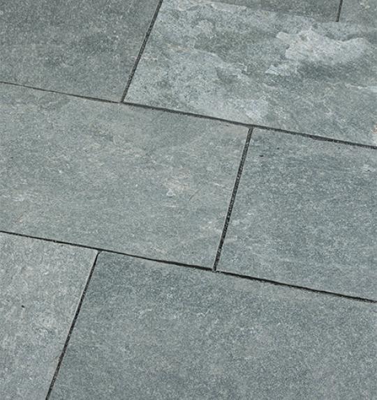 Terrassenplatten Silikatmarmor "HELLAS" (grau-grün)
