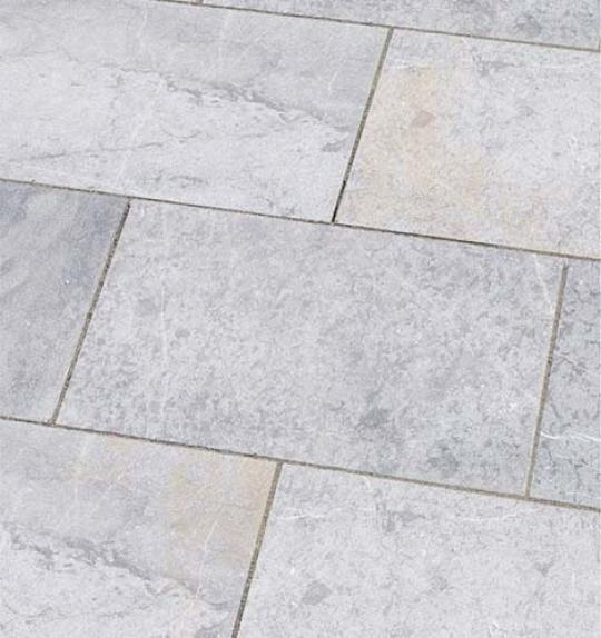 Terrassenplatten Kalkstein "POLARIS" (blaugrau)