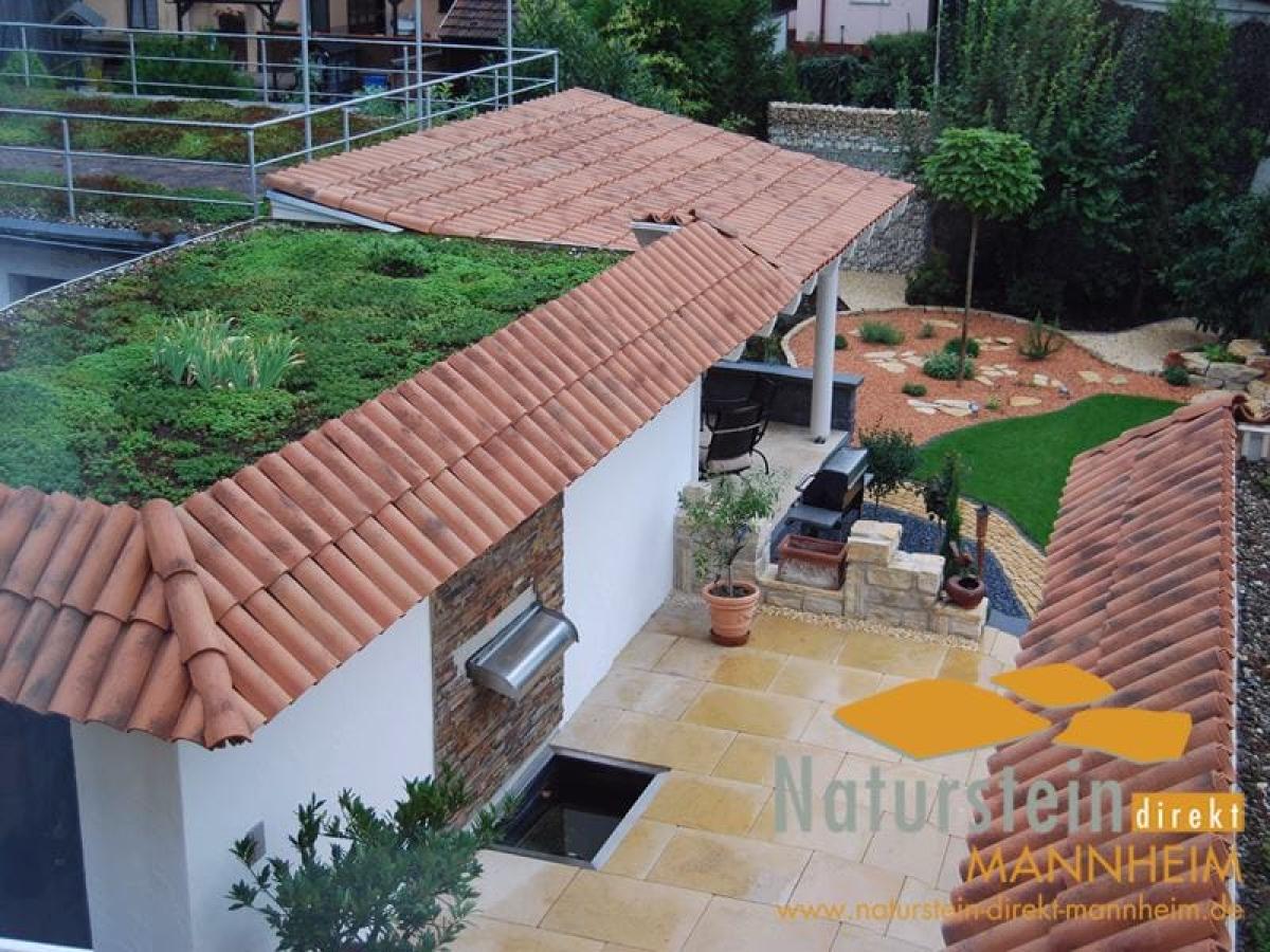 Mediterrane Dachziegel "ROMA" Unterschale Mönch/Nonne
