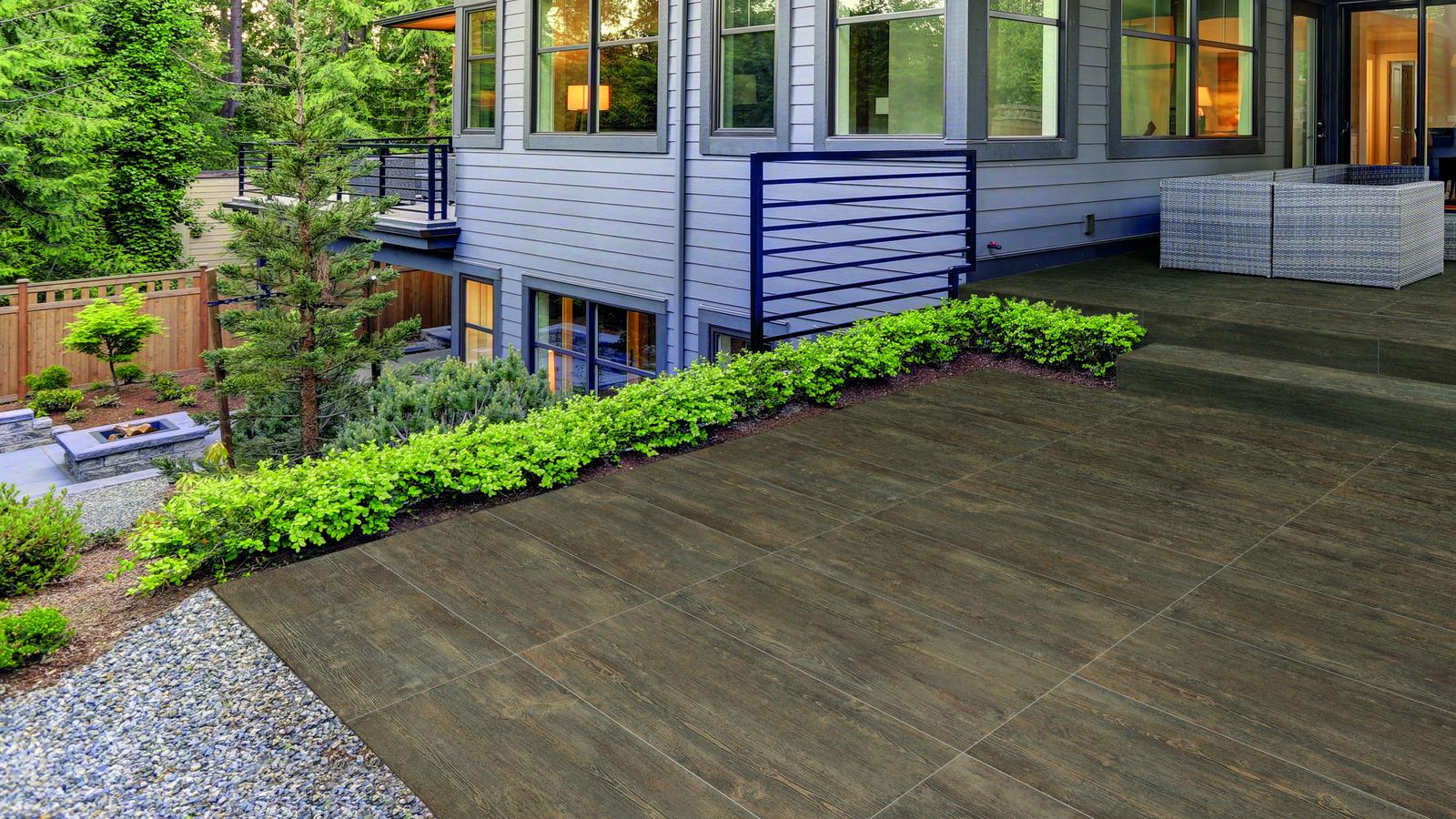 VINTAGE "BROWN" Outdoor Wood Keramik