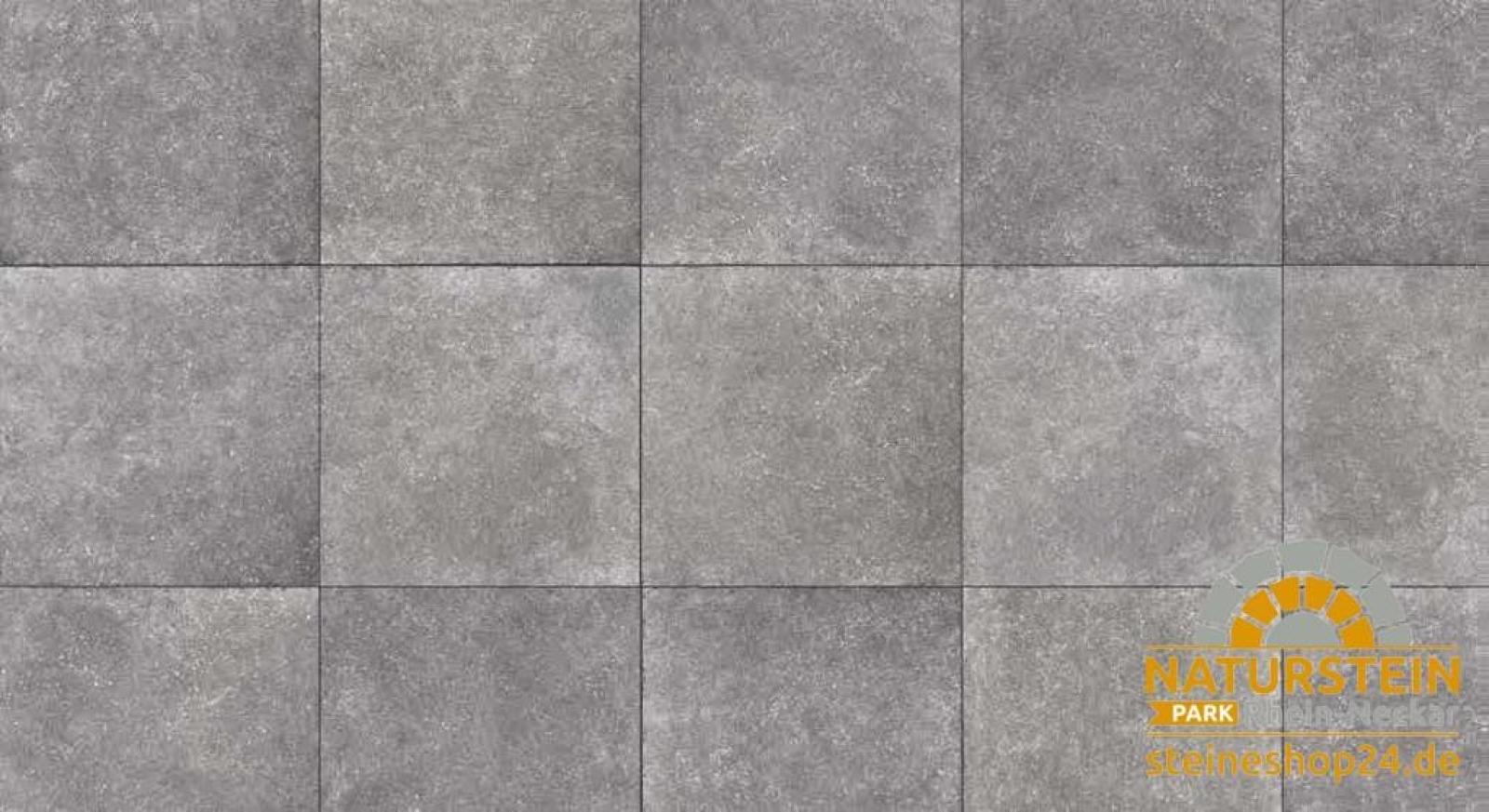 BLUSTONE "GREY" 60x60x3 cm Super Hard Keramik
