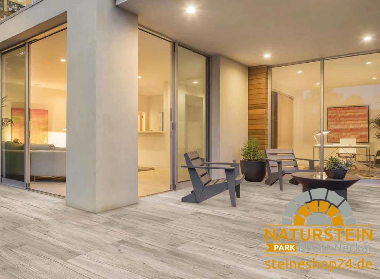 Keramik Terrassenplatten Outdoor WOOD Bosco Tabula Media 80x40x2 cm