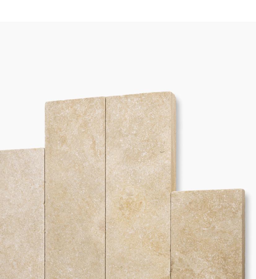 Palisaden Kalkstein "CLEOPATRA" (beige-gelb)