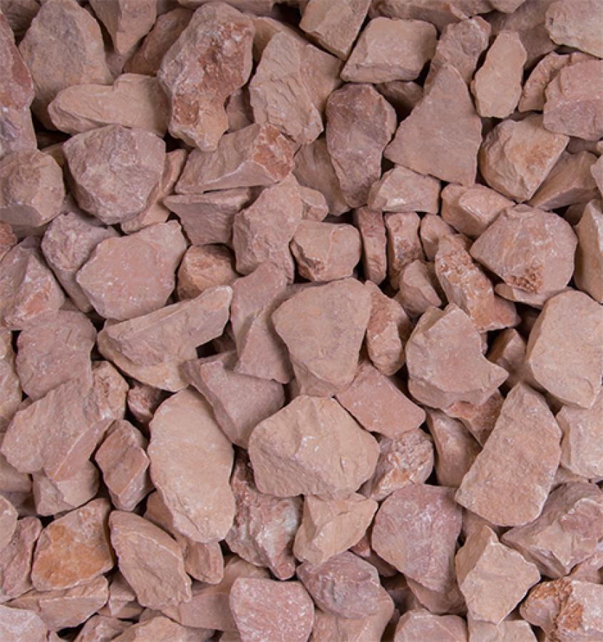 "ROSSO VERONA" Marmorsplitt (terracotta)